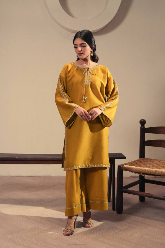 Rhea | Jacquard Embroidered 2PC