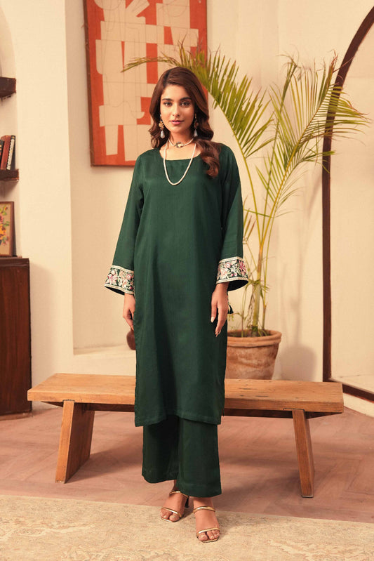 Vera | Silk Embroidered 2PC