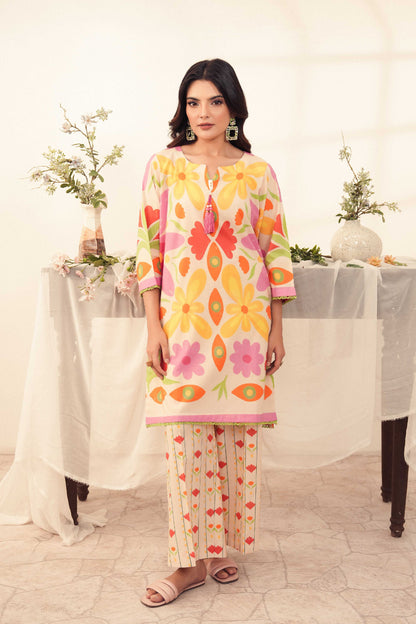 Reina | Floral Printed 2 Pc Shirt and Trouser
