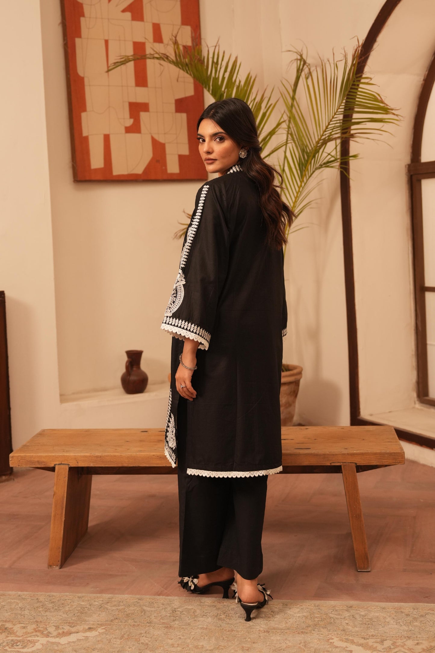 Zaya | Cotton Embroidered 2PC