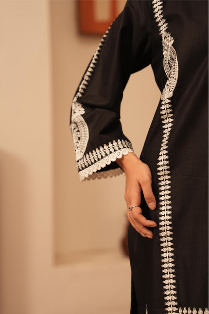 Zaya | Cotton Embroidered 2PC