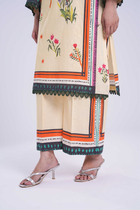 Evara | Printed 2 Pc Shirt and Trouser
