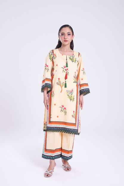 Evara | Printed 2 Pc Shirt and Trouser
